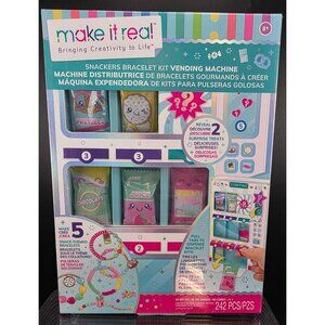 Make It Real Snackers Bracelet Vending Machine Creative Jewelry Making Toy